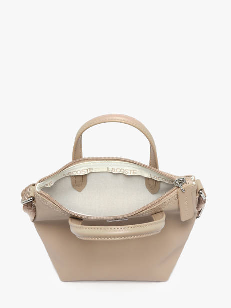Cross Body Tas L.12.12 Concept Lacoste Beige l.12.12 concept NF2609PK ander zicht 2